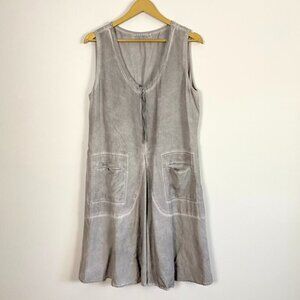 209 wst Gray Lagenlook Dress